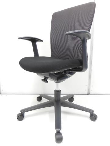 【中古】ルディオチェア  ウチダ（UCHIDA) 肘付ハイバックチェア