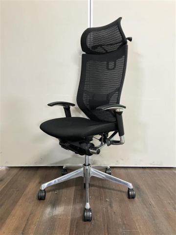 【中古】バロンチェア  オカムラ（okamura） 肘付ハイバックチェア