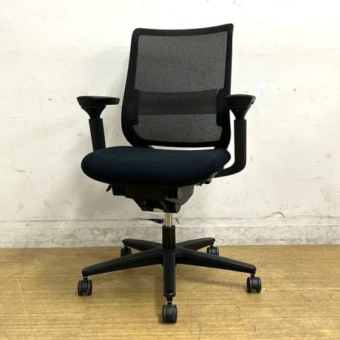 【中古】ミトラシリーズ CRSG2920E6N コクヨ（KOKUYO） 肘付ローバックチェア