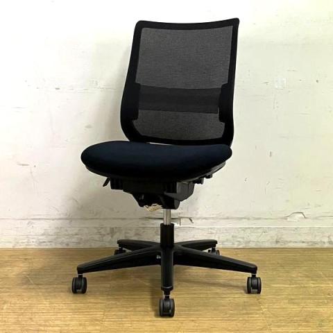 【中古】ミトラシリーズ CRSG2920E6N コクヨ（KOKUYO） 肘無ローバックチェア