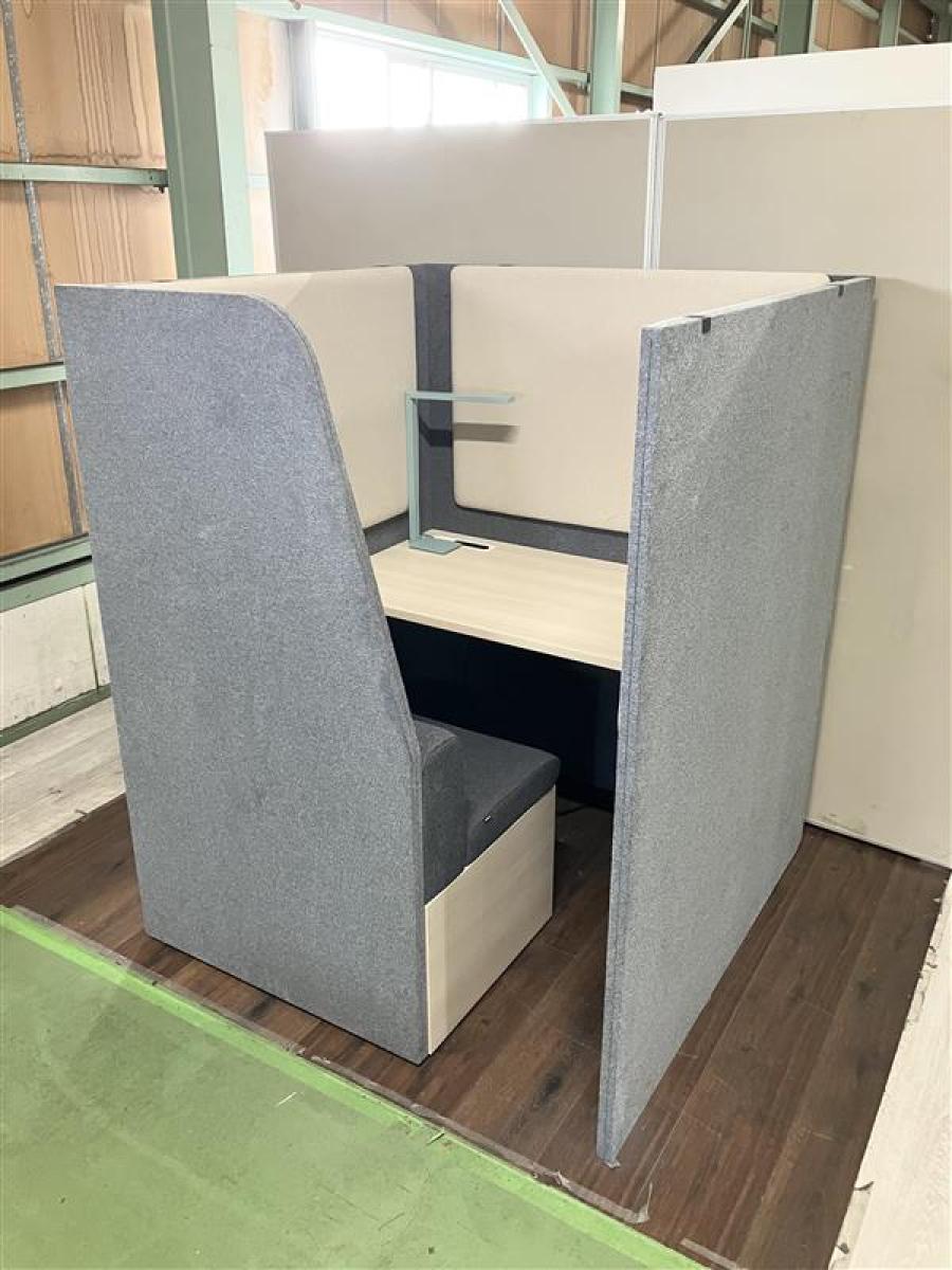 中古】 オカムラ/okamura 集中ワークブース 588238 - 中古オフィス家具