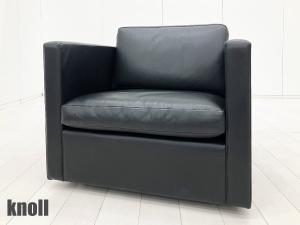 knoll/ノール　フィスターコレクション シングルソファ　ブラック　チャールズ・フィスター