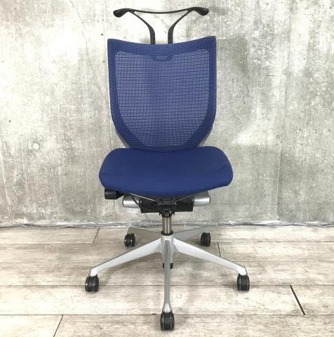 【中古】バロンチェア  オカムラ（okamura） 肘無ローバックチェア
