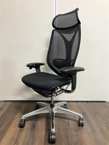 【中古】サブリナ C885BX　FSY1 オカムラ（okamura） 肘付ハイバックチェア