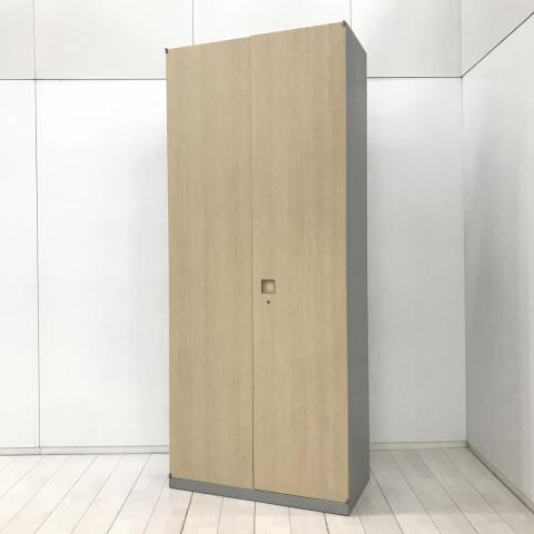 【中古】レクトライン 4B318Y　ZB41 オカムラ（okamura） ハイキャビネット／両開き