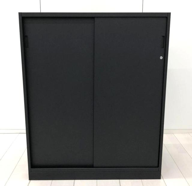 【中古】エスキャビネット H1-M1090GSS-T1 イトーキ（ITOKI） ローキャビネット／引き違い