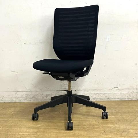 【中古】エピオスチェア KE-450GB-T1T1 イトーキ（ITOKI） 肘無ハイバックチェア