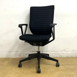 【在庫入替セール】イトーキ　エピオスチェア　メッシュ　ハイバックモデル　固定肘付き　ロッキングレンジ調節機能付きで快適なオフィスワーク