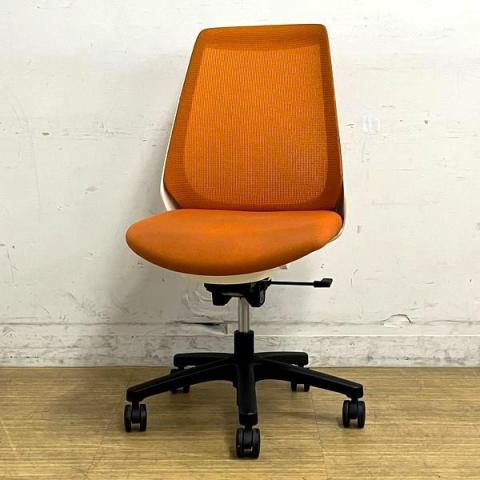 【中古】ノナ KZ-330JB-W9D3 イトーキ（ITOKI） 肘無ローバックチェア