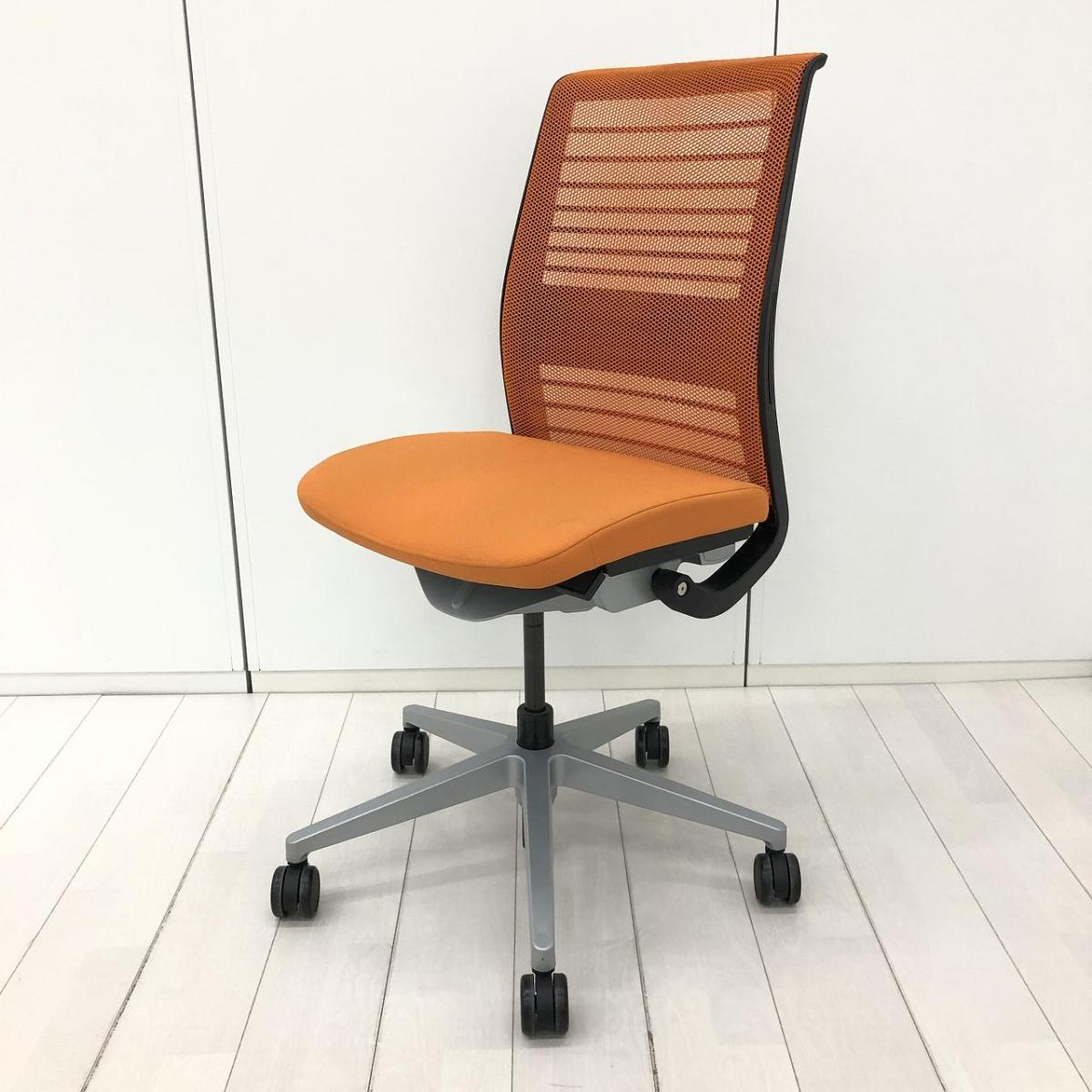 中古】シンクチェア（新モデル） Steelcase/スチールケース 肘無 