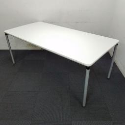 【関西倉庫在庫】【シンプルザベスト！】コクヨ製 ミーティングテーブル 幅1800mm 人気のホワイトカラー■シンプルなフォルムがどんなシーンにもマッチ！≪弊社使用欄：A01074497≫