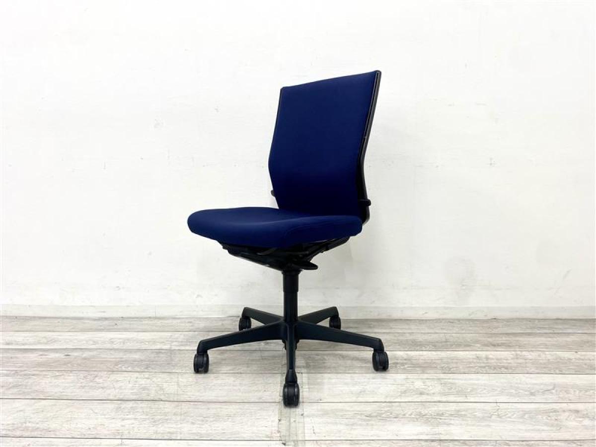 中古】エスクード C435ZR FFW4 オカムラ/okamura 肘無ハイバックチェア 