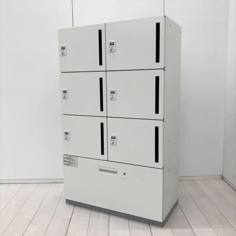 【中古】その他シリーズ NL-B105-6L-W4 プラス（PLUS） 6人用パーソナルロッカー