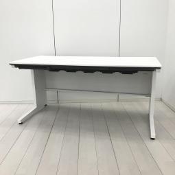 【在庫入替セール品！（本在庫限定価格）】【希少品！】【ゆとりのあるワークスペースで作業効率アップ！】■コクヨ(KOKUYO)製　アイエス(iS)シリーズ　平机　引き出し付き　W1500×D700㎜　■ホワイト 【弊社使用欄：A01050645】【HU】