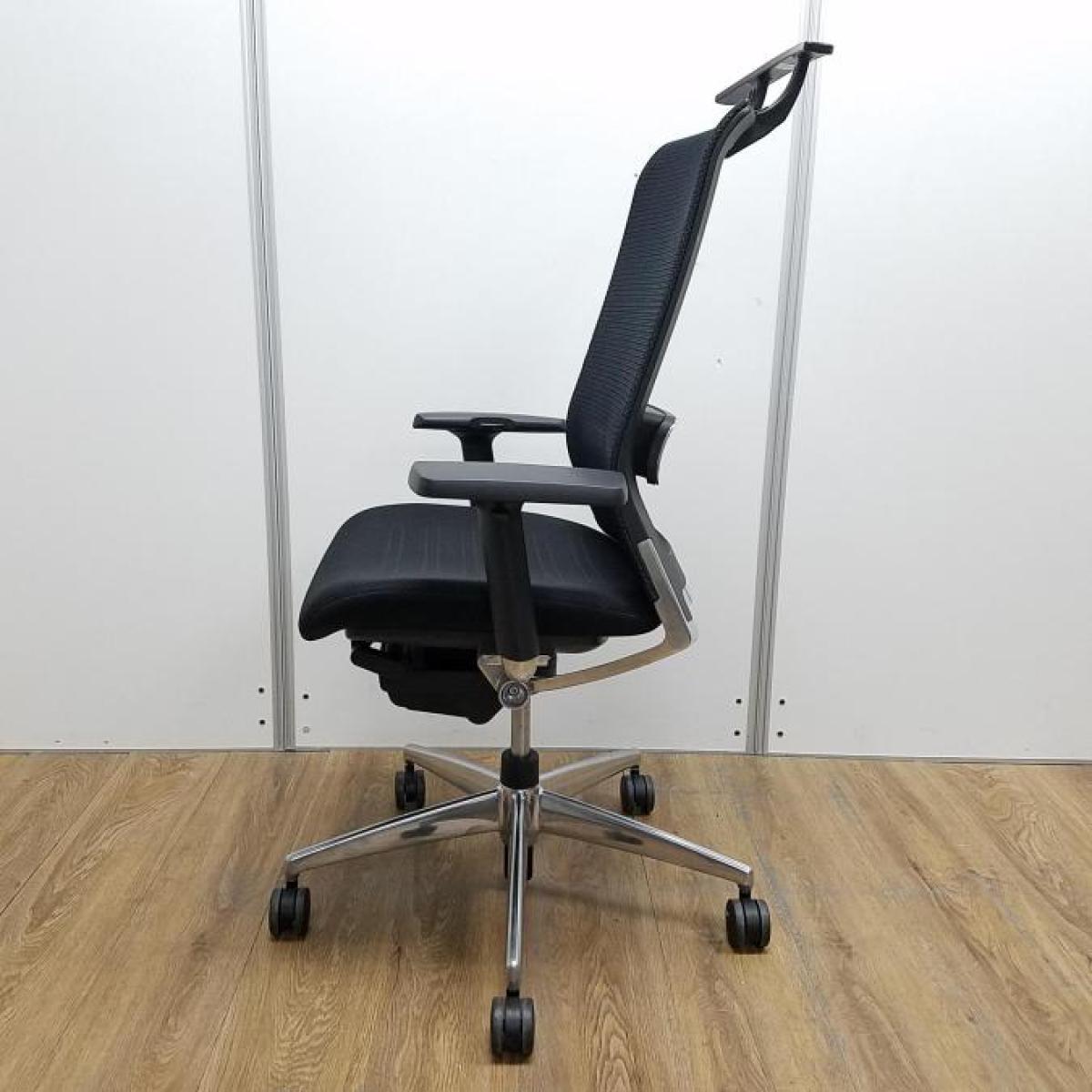 中古】エアフォート CRS-GA2330 コクヨ/KOKUYO 肘付ハイバックチェア 
