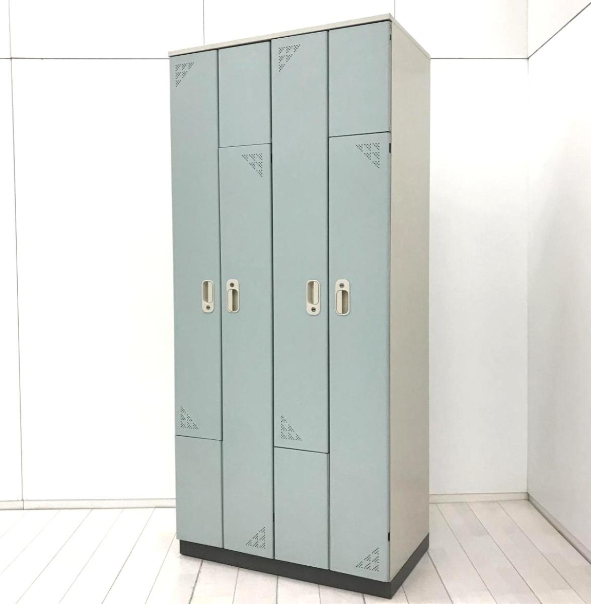 中古】ペアフォートロッカー FLKH-445F1P コクヨ/KOKUYO 4人用更衣