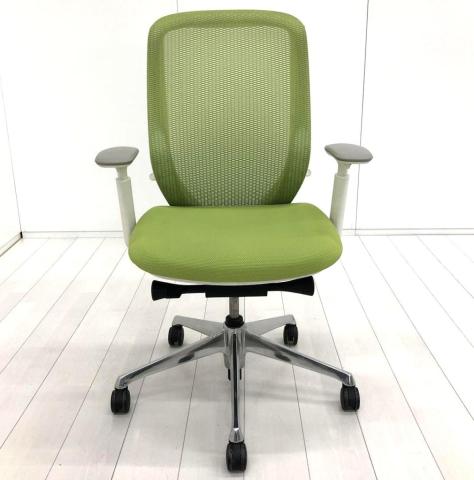 【中古】シルフィーメッシュ C685BW-FMP5 オカムラ（okamura） 肘付ハイバックチェア