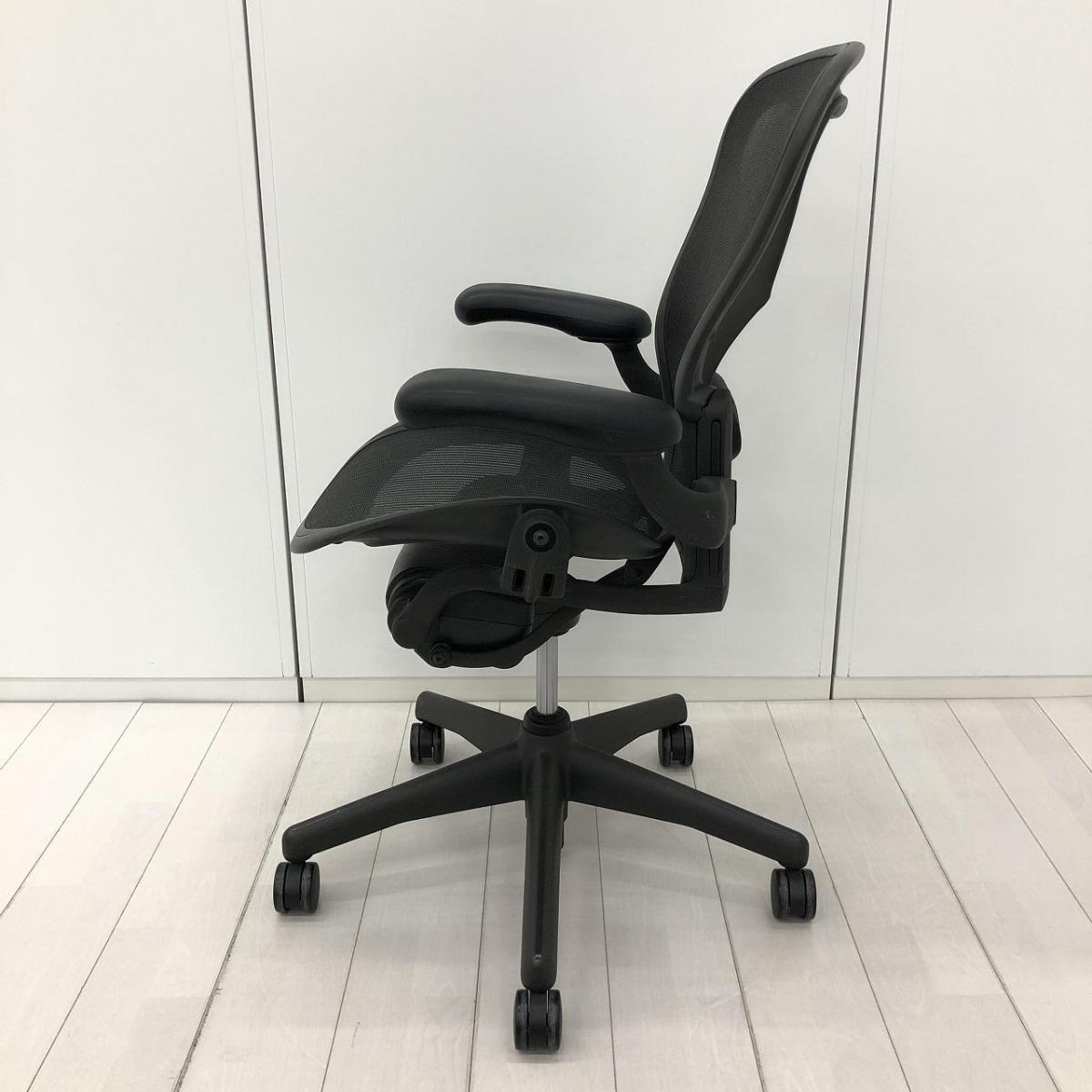 中古】アーロンチェア Herman Miller/ハーマンミラー 肘付ハイバック