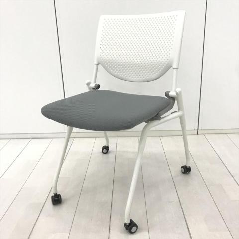 【中古】プロスタック 8140WZ　FSN5 オカムラ（okamura） スタッキングチェア