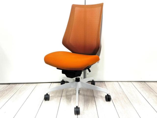 【中古】デュオラ メッシュ  コクヨ（KOKUYO） 肘無ハイバックチェア