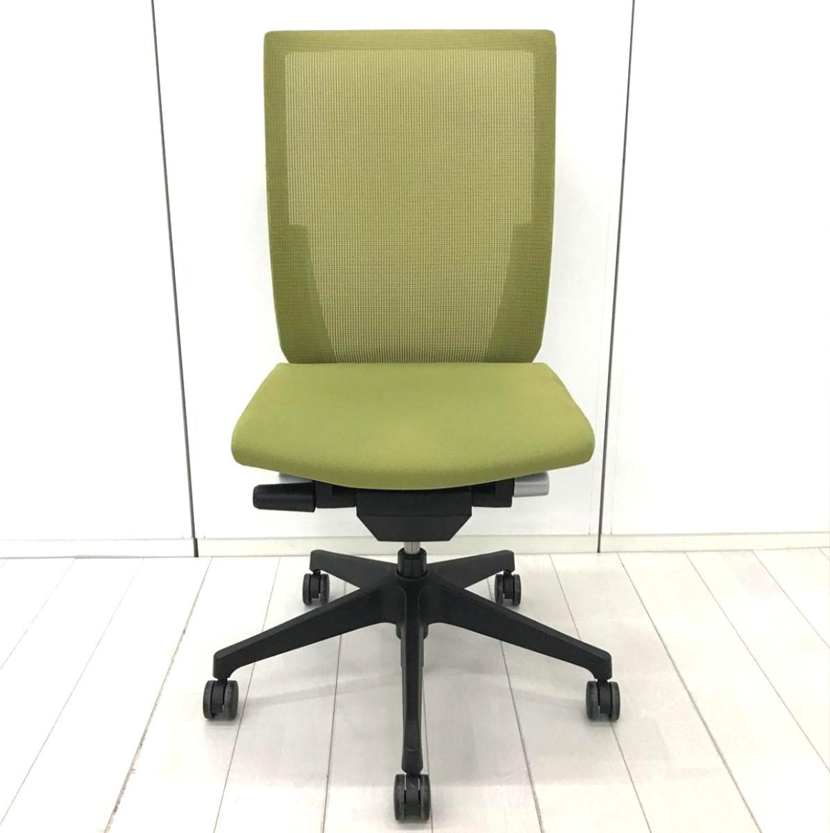 中古】ヴェントチェア KE-830JB イトーキ/ITOKI 肘無ハイバックチェア 