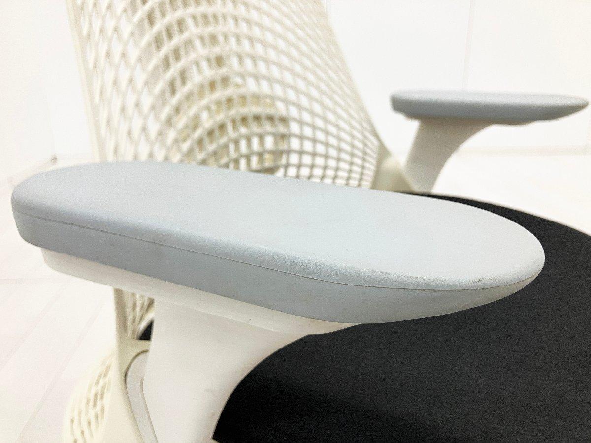 中古】セイルチェア Herman Miller/ハーマンミラー 肘付ミドルバック