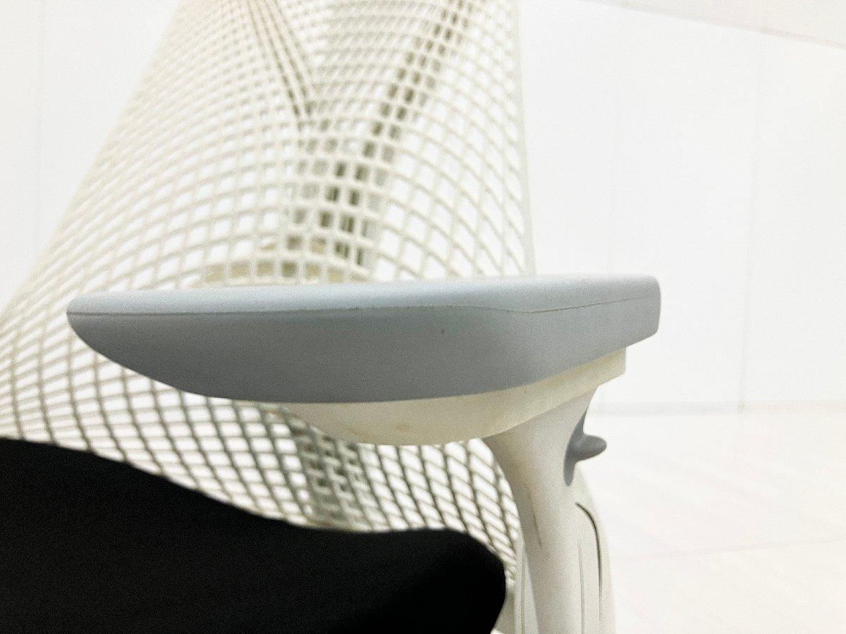 中古】セイルチェア Herman Miller/ハーマンミラー 肘付ミドルバック