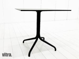 【2022年製】vitra/ヴィトラ　ベルヴィルテーブル スクエア　HPLソリッドコア材 ブラック　アウトドア対応