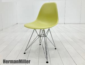 HermanMille/ハーマンミラー　イームズ サイドシェルチェア　ワイヤーベース　DSR　ライムグリーン