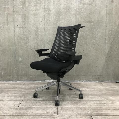 【中古】アクト メッシュ 樹脂  イトーキ（ITOKI） 肘付ハイバックチェア