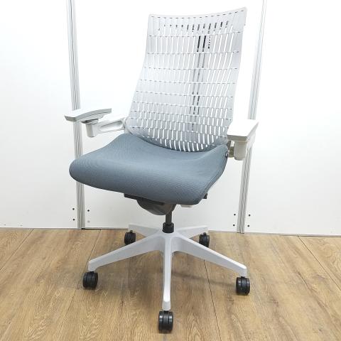 【中古】アクト メッシュ 樹脂  イトーキ（ITOKI） 肘付ハイバックチェア