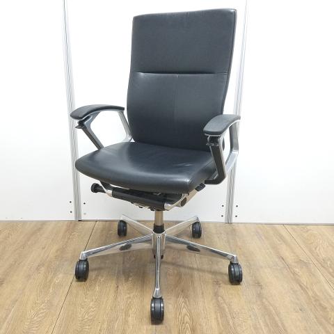 【中古】デュークチェア  オカムラ（okamura） 肘付ハイバックチェア