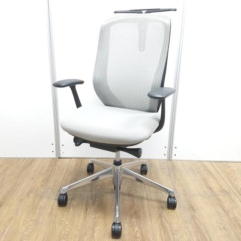 【中古】シルフィーメッシュ  オカムラ（okamura） 肘付ハイバックチェア