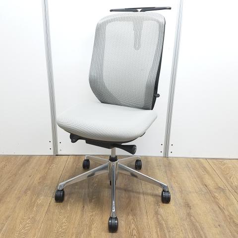 【中古】シルフィーメッシュ  オカムラ（okamura） 肘無ハイバックチェア