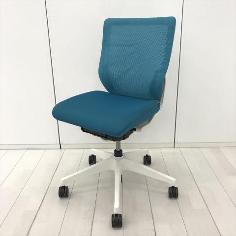 【中古】ミレッザ ロッキング有 KF-980JB-W9A3A3 イトーキ（ITOKI） 肘無ローバックチェア