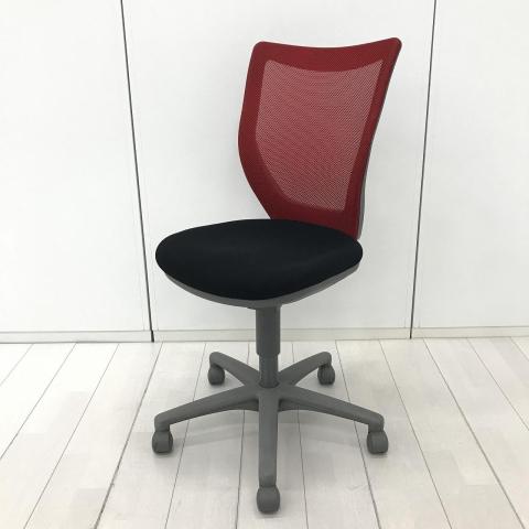 【中古】Bit-MX BIT-MX45M R/BK アイリスチトセ 肘無ローバックチェア