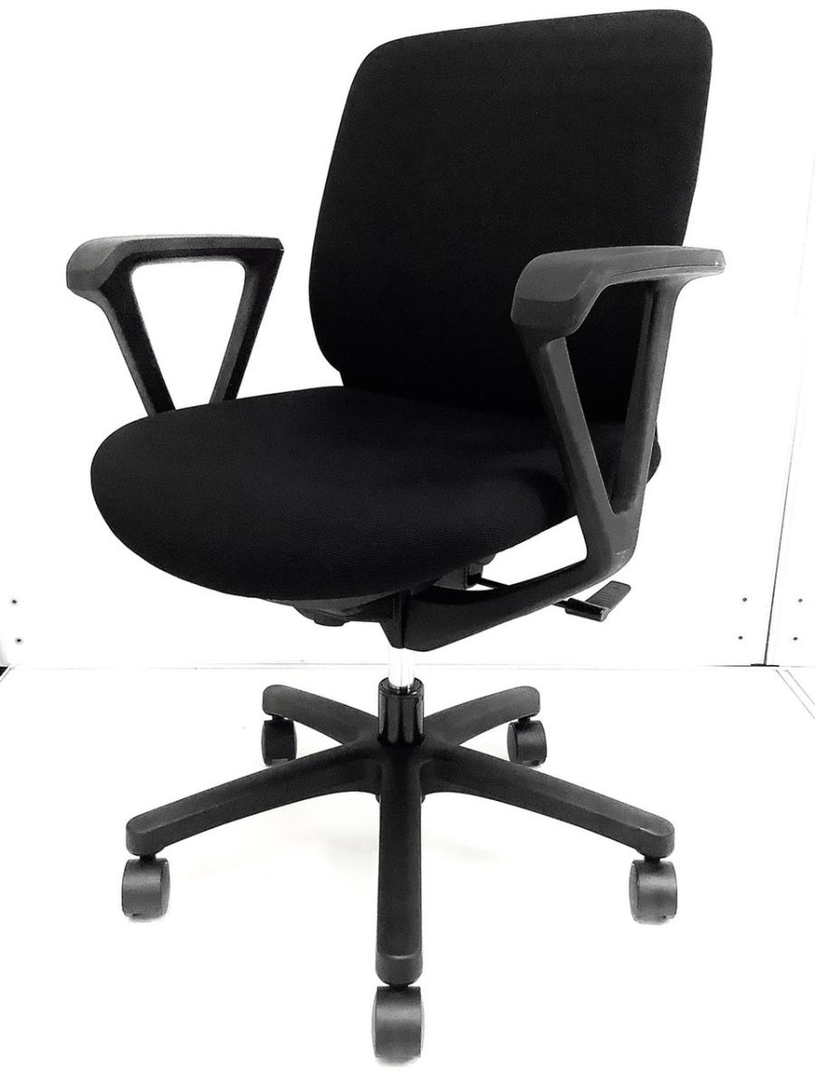 中古】 246GB-T1T1 イトーキ/ITOKI 肘付ローバックチェア 589046