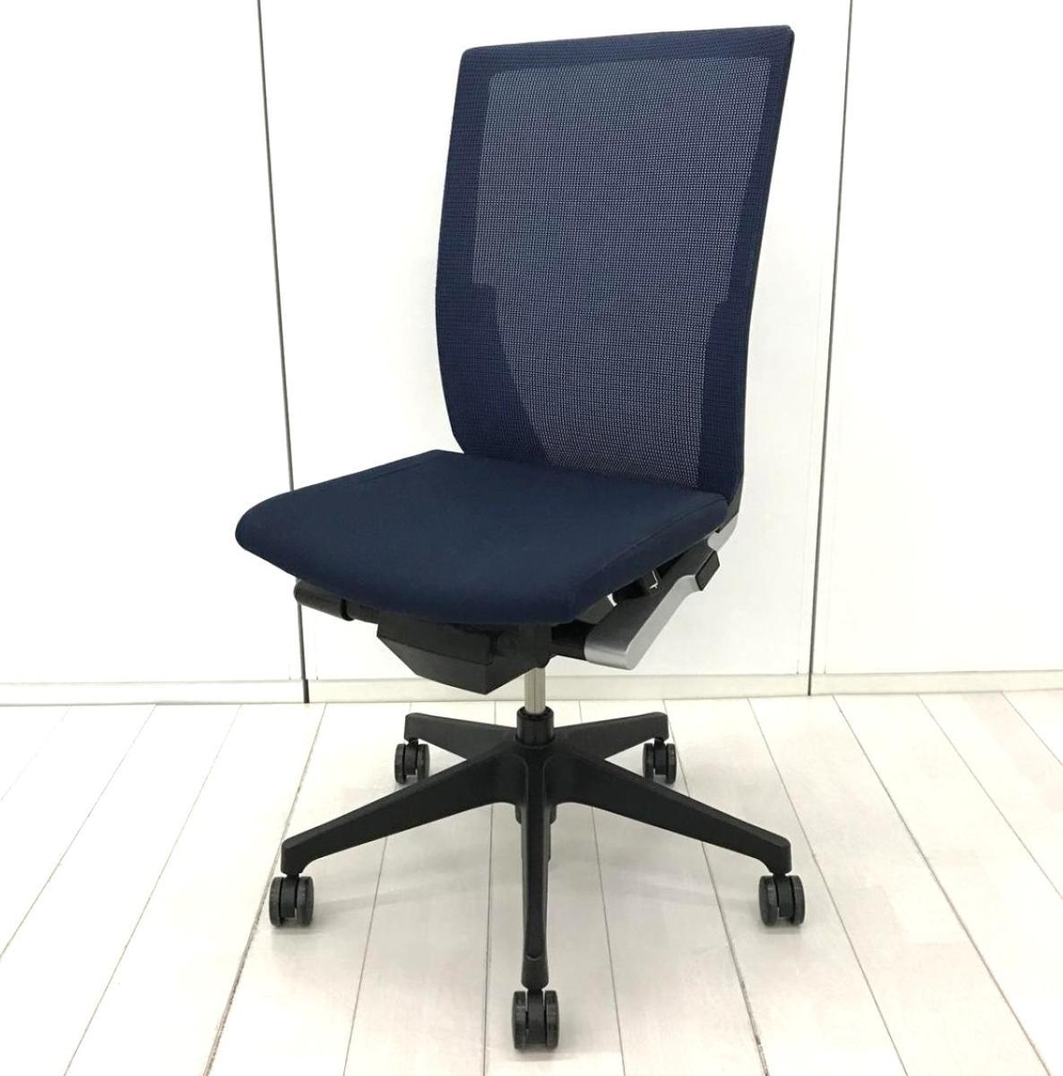 中古】ヴェントチェア KE-830JB-T1B2 イトーキ/ITOKI 肘無ハイバック