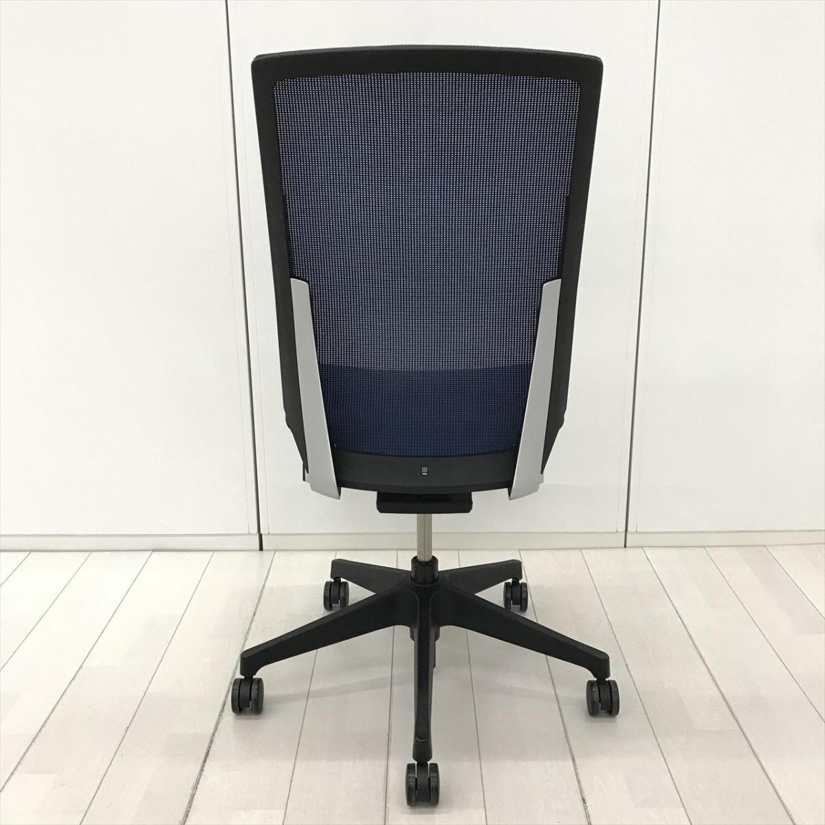 中古】ヴェントチェア KE-830JB-T1B2 イトーキ/ITOKI 肘無ハイバック