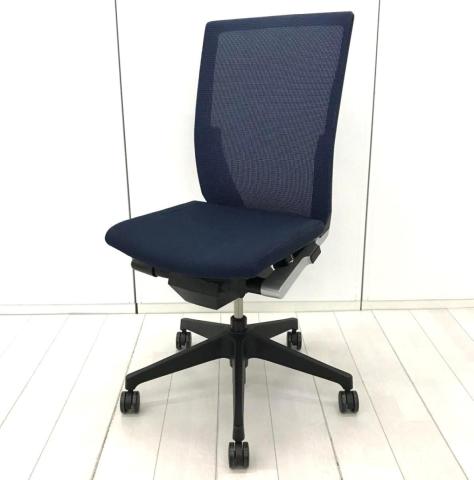 【中古】ヴェントチェア KE-830JB-T1B2 イトーキ（ITOKI） 肘無ハイバックチェア