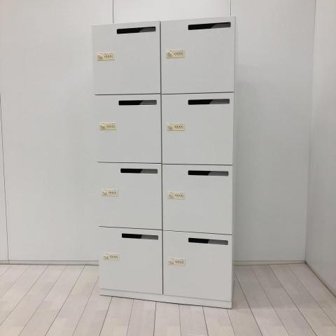 【中古】エディアロッカー BWU-RN82ADEM79SAWN コクヨ（KOKUYO） 8人用パーソナルロッカー