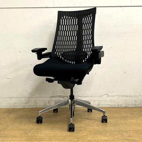 【中古】アクト メッシュ アルミ  イトーキ（ITOKI） 肘付ハイバックチェア