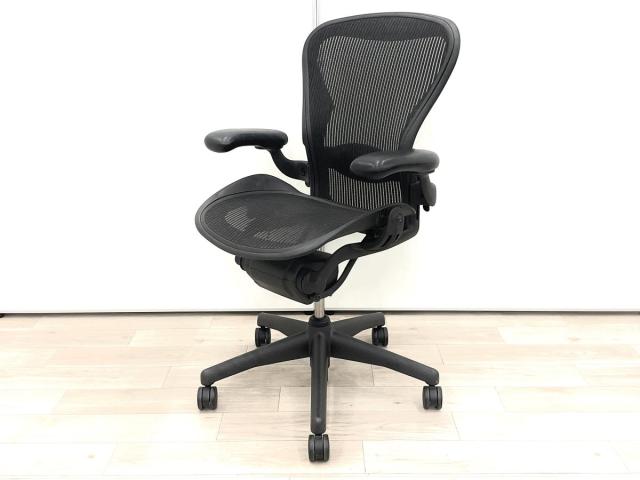 【中古】アーロンチェア  Herman Miller（ハーマンミラー） 肘付ハイバックチェア