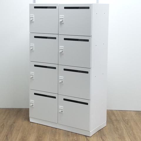 【中古】iNON NPLH-4XM39SAW コクヨ（KOKUYO） 8人用パーソナルロッカー