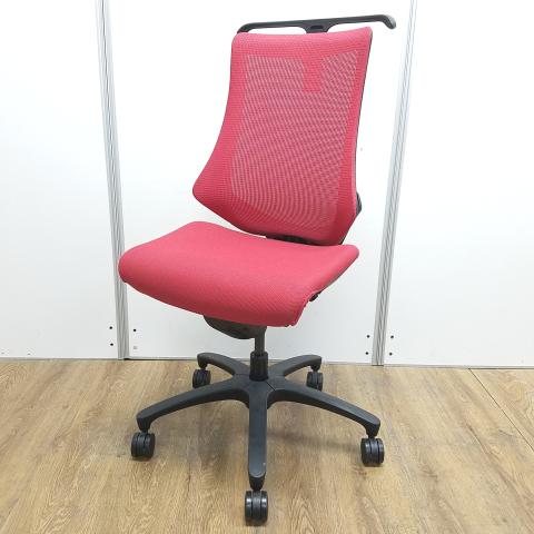 【中古】エフメッシュ  イトーキ（ITOKI） 肘無ハイバックチェア