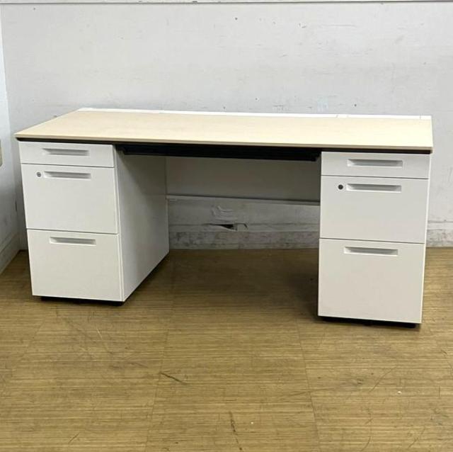 【中古】iSシリーズ SDT-IS167M10N コクヨ（KOKUYO） 両袖机