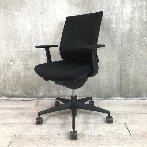 【中古】ウィザード3 樹脂 CRS-G3620F6 コクヨ（KOKUYO） 肘付ローバックチェア