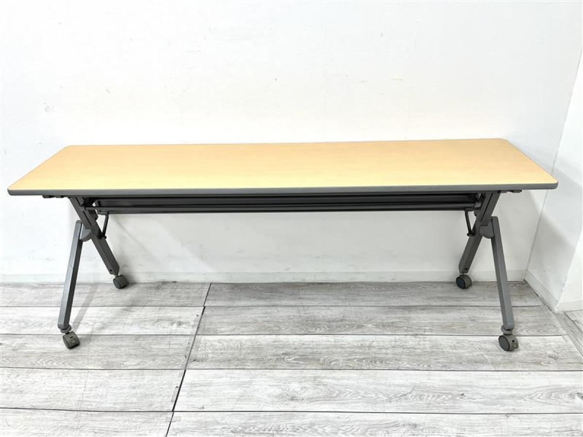 中古】折りたたみテーブル スレント イトーキ/ITOKI スタックテーブル