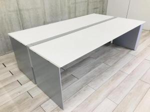 【オフィスのレイアウトと働き方をもっと自由に！　コクヨ製の大人気フリーアドレスデスク！】■コクヨ　■ホワイト　■W2400　■ワークヴィスタ　■フリーアドレスデスク　■自由席