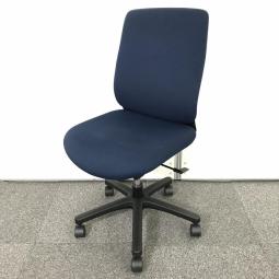 【関西倉庫在庫品】■イトーキ　トルテチェア　肘無　ハイバック　■ネイビーブルー × ブラックシェル　【弊社使用欄：A01076104】